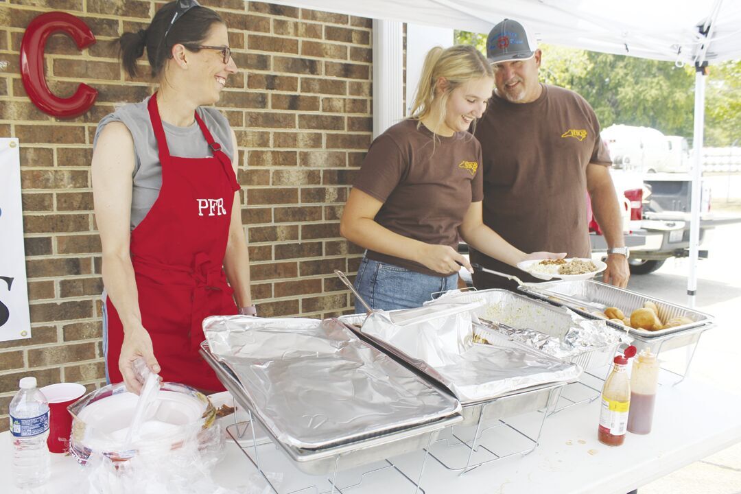 Thomas Brothers party has delicious bbq